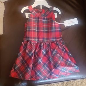 Vineyard vines merry plaid holiday dress